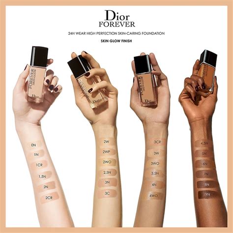 Dior forever glow shades